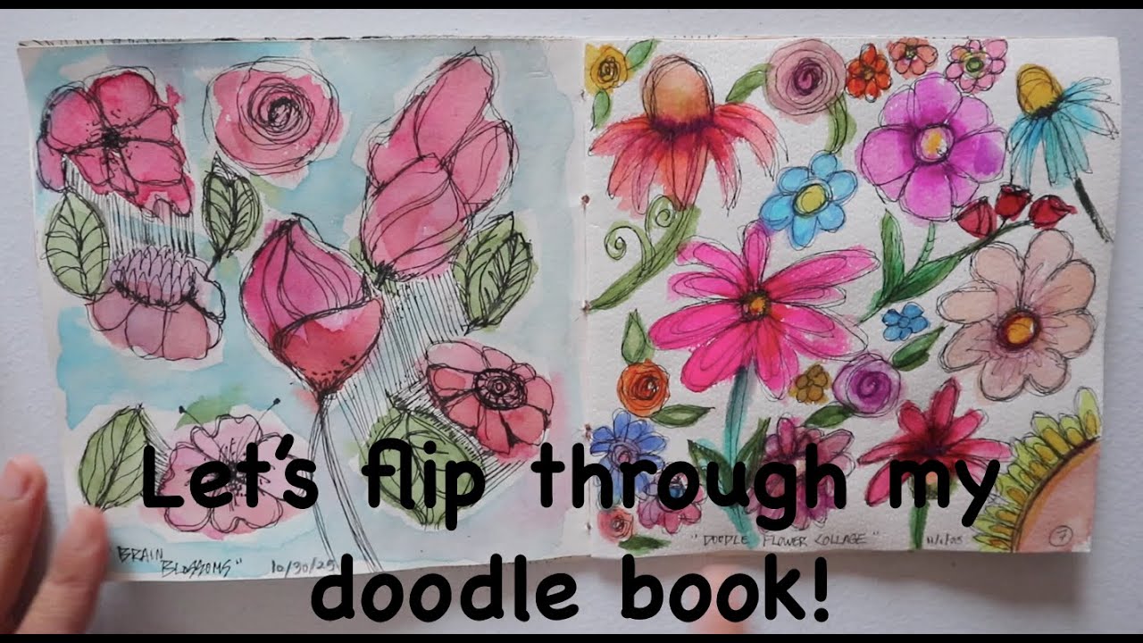 A flip through of my Doodle Book - YouTube