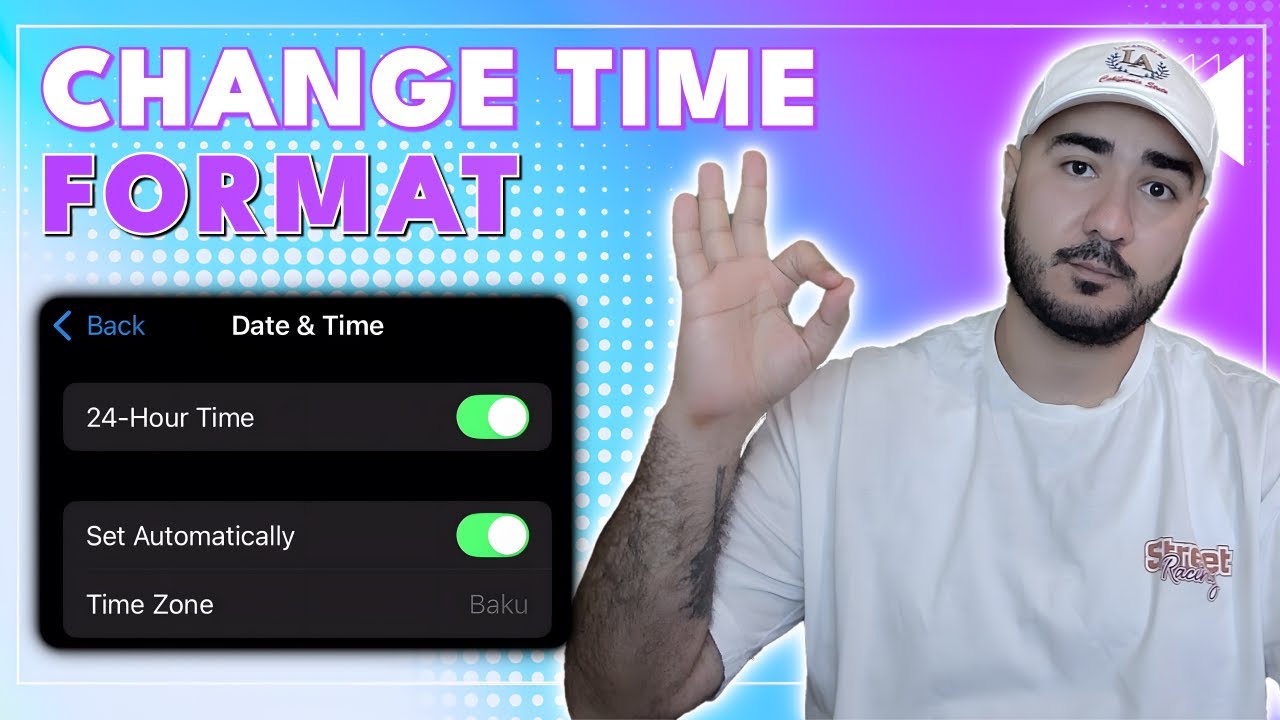 How to Change Time Format on iPhone | Quick Guide - YouTube