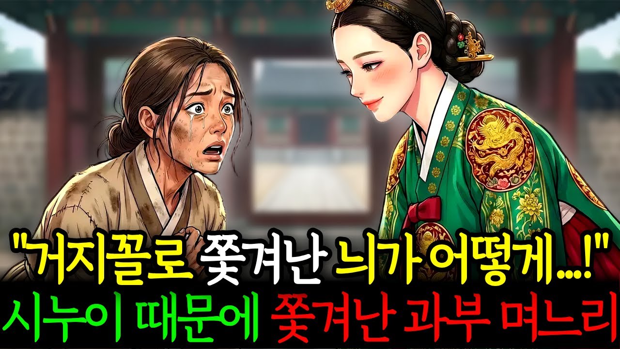 시누이 때문에 내쫓긴 과부 며느리, 10년 뒤 시누이가 무릎 꿇고 애원하는데... | 옛날이야기 | 창작소설