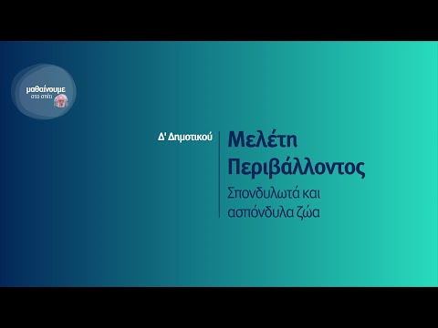 Βίντεο: Γιατί τα σπονδυλωτά είναι χορδοειδή;