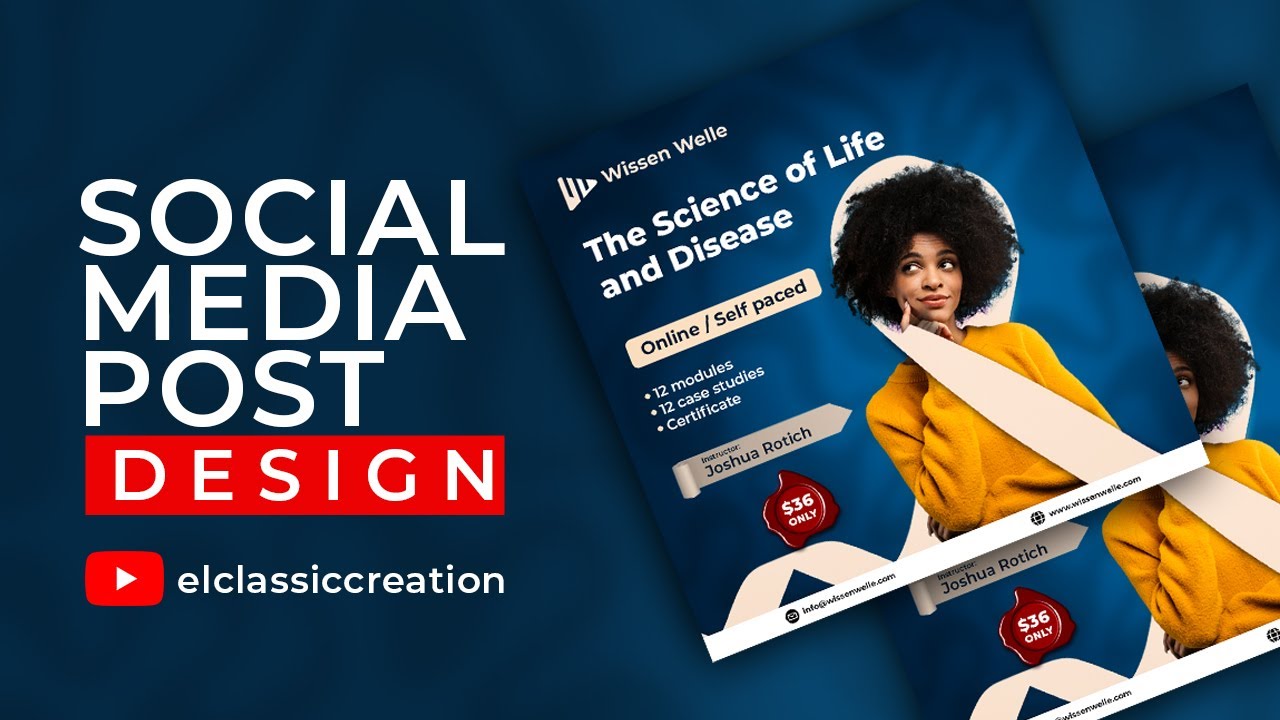 Advert Post Social Media Advert Post design - YouTube
