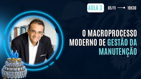 Aula 3 - O Macroprocesso Moderno de Gestão da Manutenção