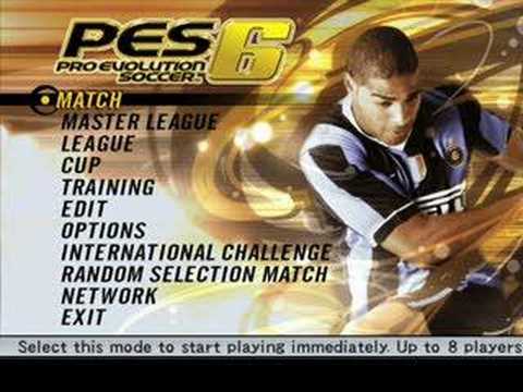 Pro Evolution Soccer 6 - Main Menu (Existence) Music