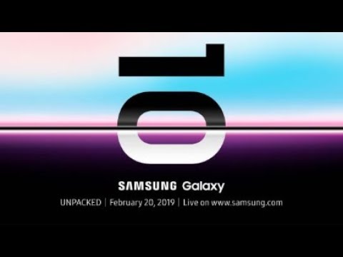 Samsung Galaxy S10 లైవ్ లాంచ్ ఈవెంట్ | తదుపరి Galaxy Galaxy Fold S10+ S10e