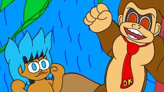 Average speed drawing - Drawing own and company character [Frankmini and Donkey Kong]