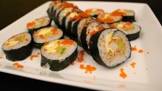 Ingredients for tuna kimbap: (참치 김밥: "cham-chee-keem-bahp") 1
canned bowl of rice 2 eggs pickled radish imitation crabmeat sheets
unsalted dried...