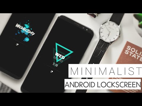How to customize your Android Lockscreen | Minimal style Lockscreen | tutorial