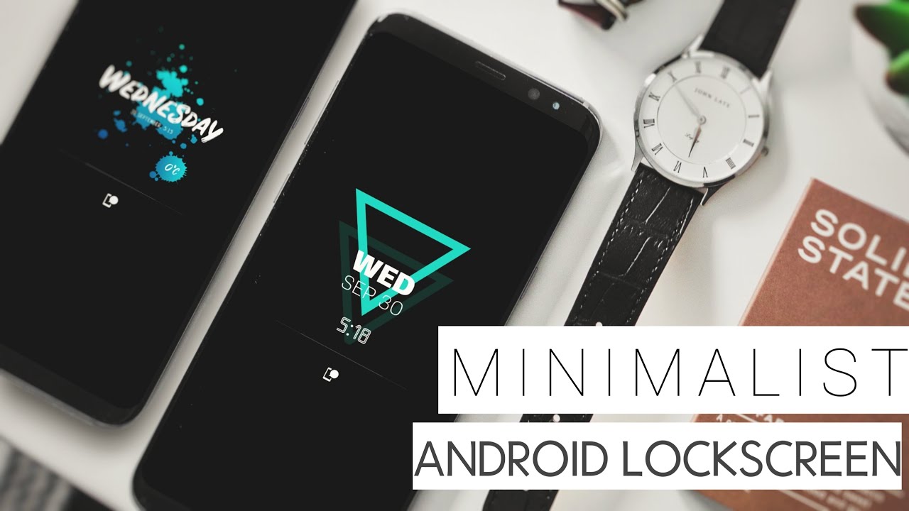 How to customize your Android Lockscreen | Minimal style Lockscreen #1