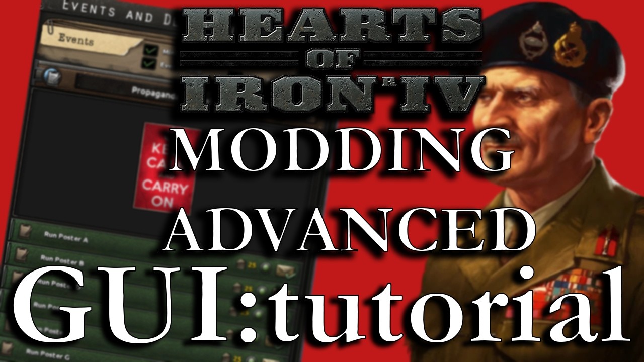 Hearts of Iron IV: GUI tutorial - Propoganda Posters - YouTube