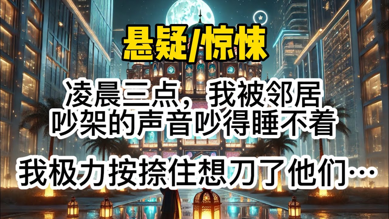 凌晨三点，我被邻居吵架的声音吵得睡不着。我极力按捺住想刀了他们一家的心，吃了半片安眠药。早上七点，我头痛欲裂地去上班…#惊悚 #懸疑 #悬疑 #一口氣看完 