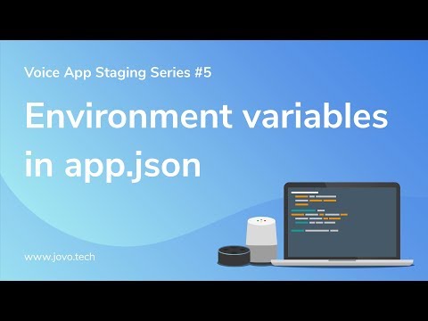 Reference environment variables in your app.json with Jovo v1