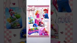 👑Scrapbooking / Super Mario Galaxy Movie Journaling 슈퍼마리오갤럭시 무비 피치공주 다꾸