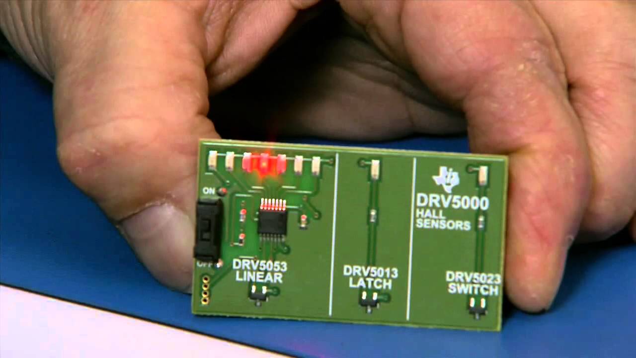 TI's New DRV5x Hall Effect Sensor Demo Video - YouTube