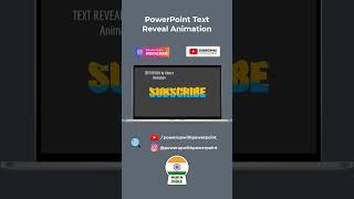Powerpoint Text Reveal by Colors Animation