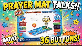 Interactive kids prayer mat unboxing!it talks and teach Salah!kids Imagination 
