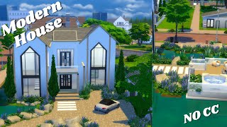 Modern Luxury house | Speed build | The Sims 4 | No CC |