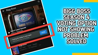 How To Solve BiggBoss season 4 Voting option Not showing l MOBILETECHTAMIL screenshot 3