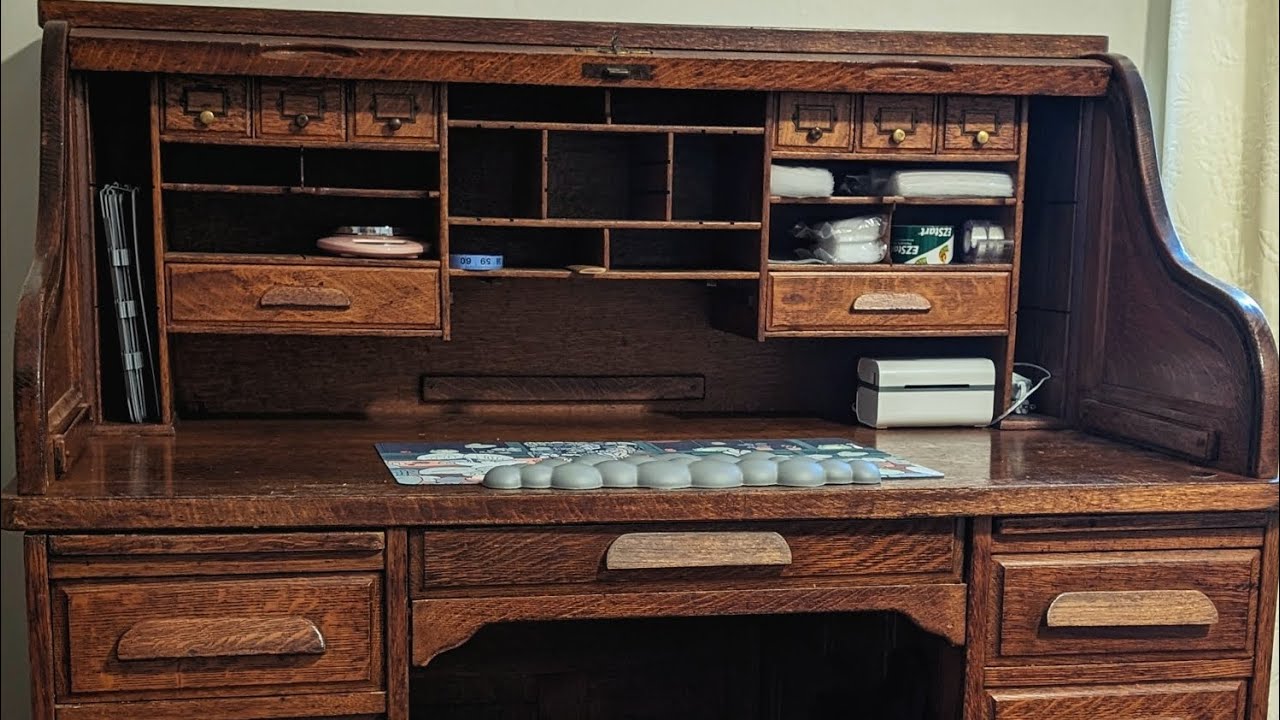 How to Fix Antique Drawers on This Edwardian Desk - YouTube