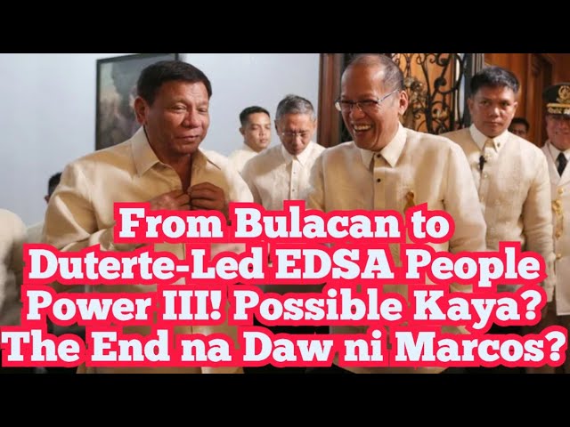 Mula Bulacan, DDS Itutuloy na Daw People Power IIIRally sa EDSA Para Tanggalin si Marcos sa Puwesto! class=