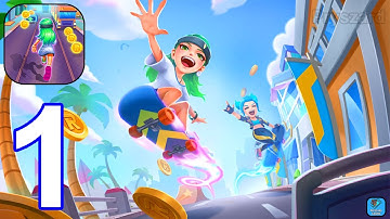 Street Rush - Running Game - Gameplay Walkthrough Part 1 Tutorial (iOS,Android)