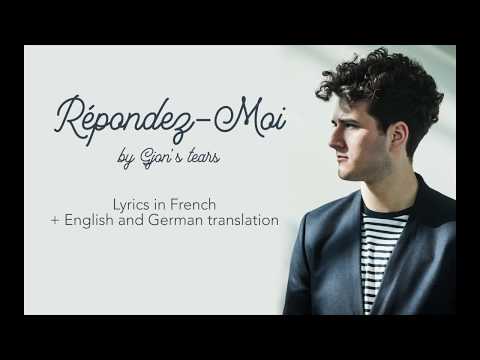 Gjon's Tears - Répondez Moi (Lyric Video + English/German Translations)