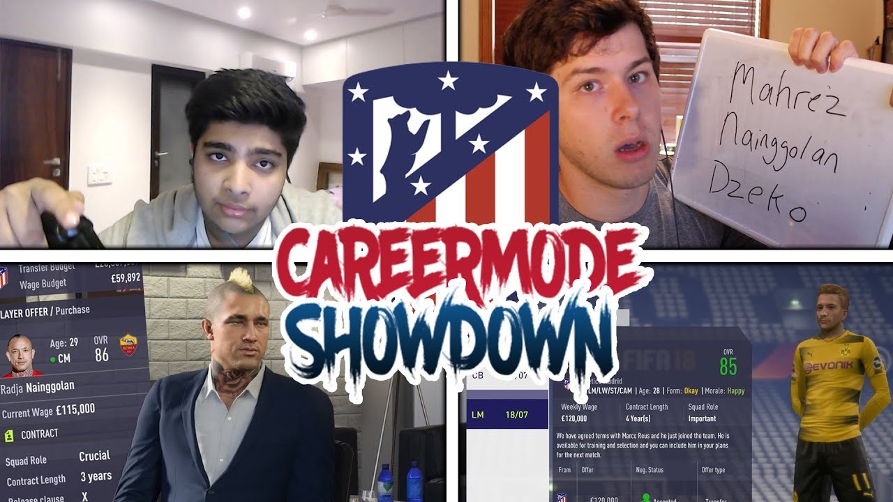 EVERY PLAYER GUESSED?🤔 FIFA 18 CAREER MODE SHOWDOWN!! vs. S2G (Atlético Madrid)