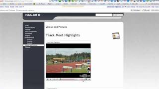 TCEA 2011 Google Sites Adding Videos and Pictures 6 of 8
