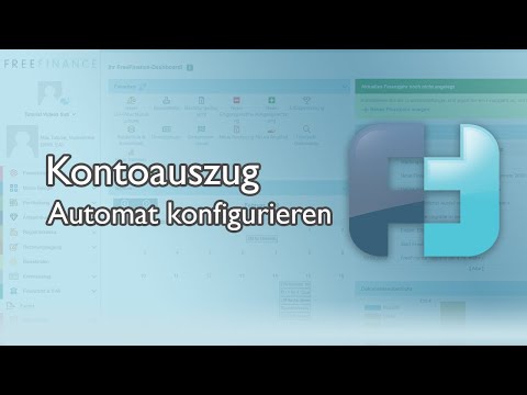 FreeFinance - Kontoauszug: Buchungsautomat konfigurieren