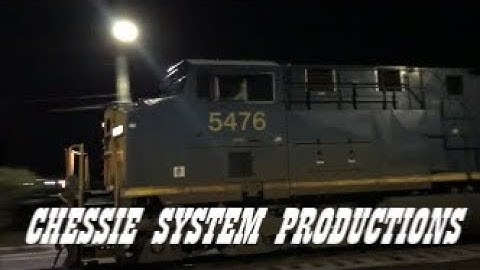 [CSXT]5476 ES40DC & 5462 ES40DC Leads Q401-06 SB Pulling Hard & Long Through Fay NC & 1st Gen K5HL