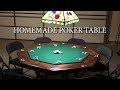 Home made poker table - YouTube