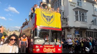 ‘Oxford United Team Celebrate They Promotion To The Championship In Oxford City’ | @ 20/05/2024.