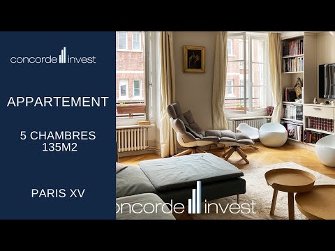 Paris 15ème - Appartement - 135m² - 5 chambres