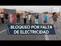 Vecinos de Escobedo bloquearon el Libramiento Noroeste por falta de energía eléctrica