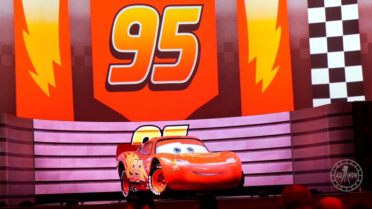 4K] Lightning McQueen's Racing Academy FULL SHOW, Disney Hollywood Studios,  Disney World 