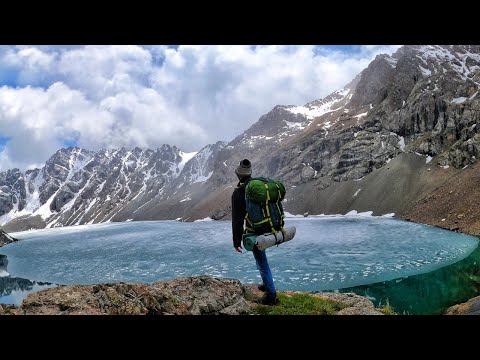 Hayatımın EN ZOR yürüyüşü! Tanrı Dağları Ala Göl (Kırgızistan'ın en yüksek dağ gölü: 3550 metre) #47