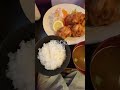 やきとり屋の『なかの屋』唐揚げ定食