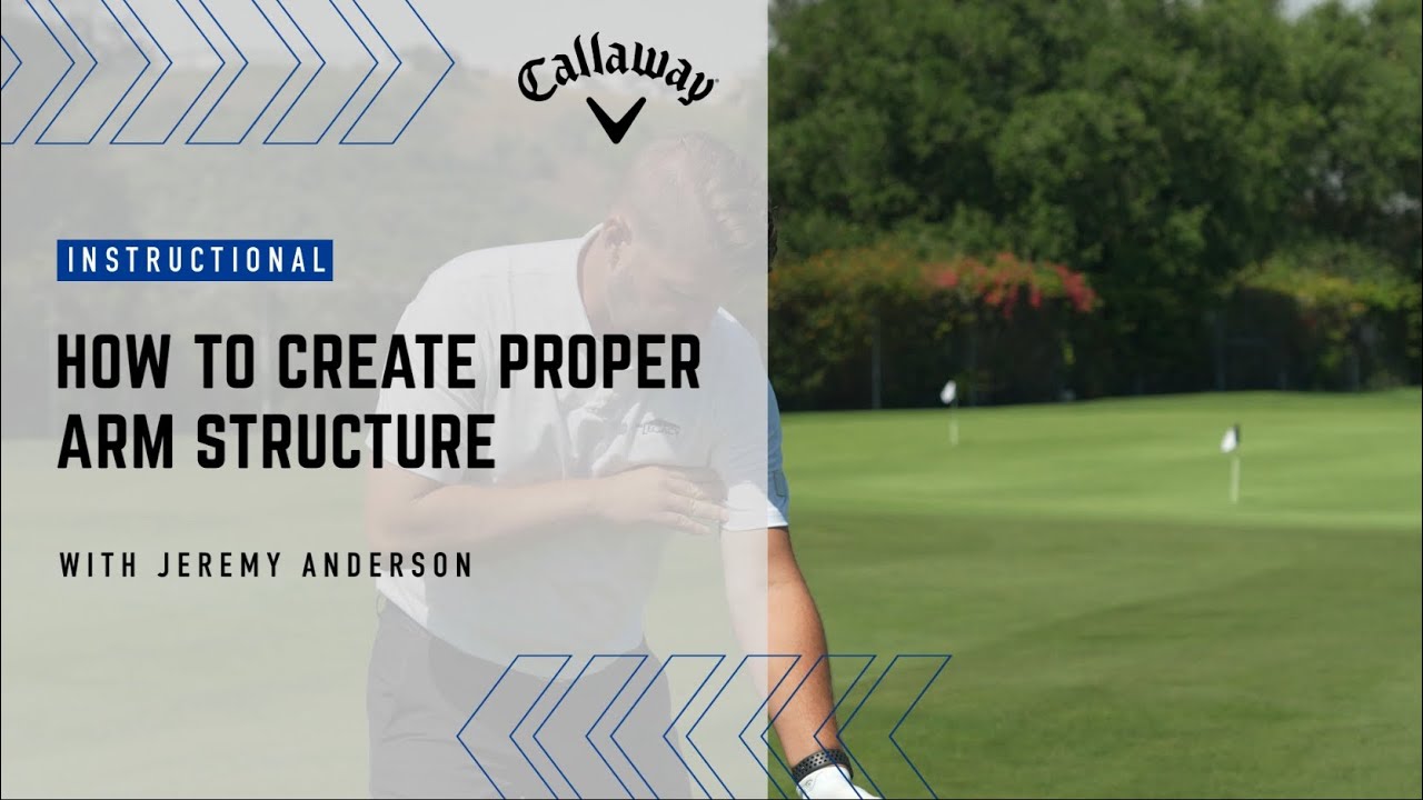 GOAT DRILL— Proper Arm Structure Tip! JJAGolf at Callaway Golf Video ...