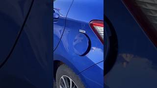 How To Open The Fuel Cap Fuel Door On A Toyota Yaris.
