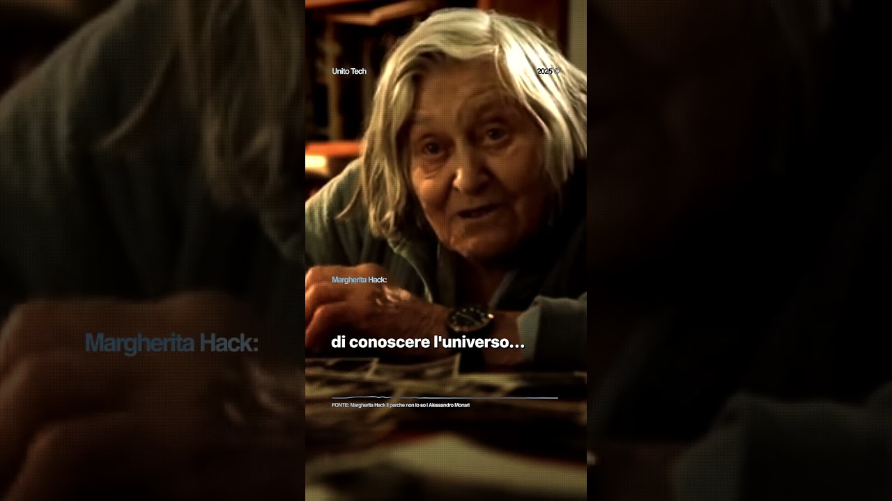 "Perché l'universo è fatto così?" - Margherita Hack