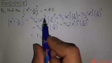 find the (x^2 + 3/x)^4, x ne0  | CLASS 11 | BINOMIAL THEOREM | MATHS | Doubtnut