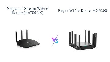 Netgear R6700AX vs Reyee E5 WiFi 6 Router Comparison 📶