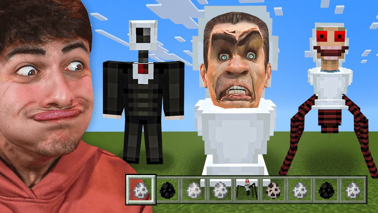 JE JOUE À UN MODE SKIBIDI TOILET MINECRAFT... (c'est n'importe quoi)