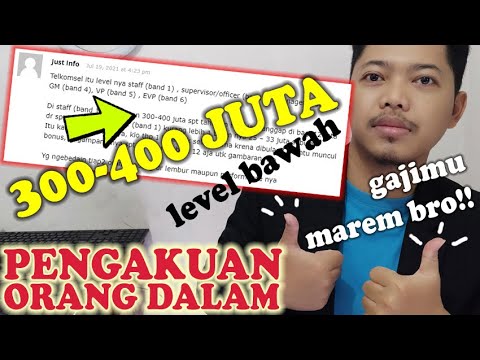 GAJI KARYAWAN TELKOMSEL - Dibocorin sama mereka langsung!!