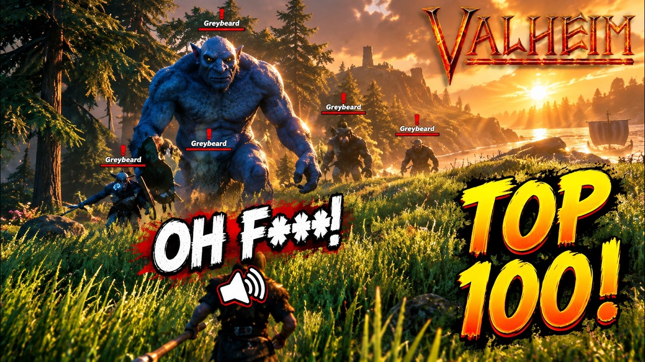 TOP 100 Valheim Funny and Epic WTF Moments