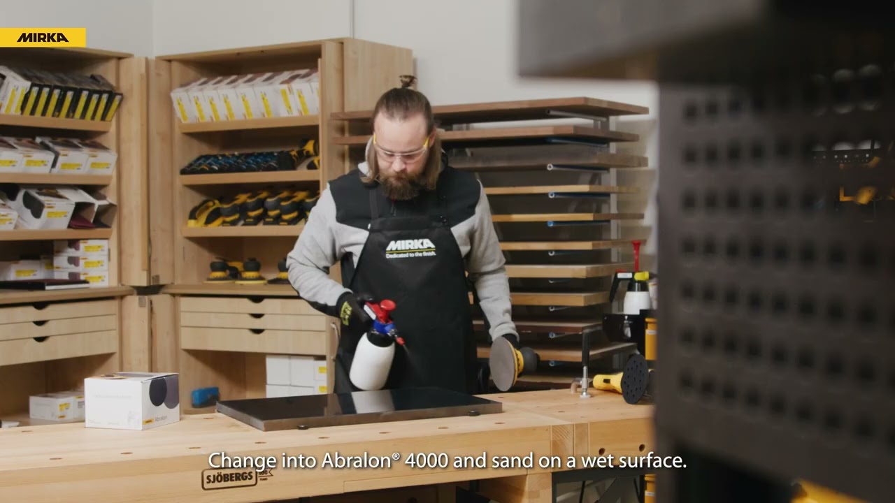 How to sand and -polish painted surfaces with Abralon J3 