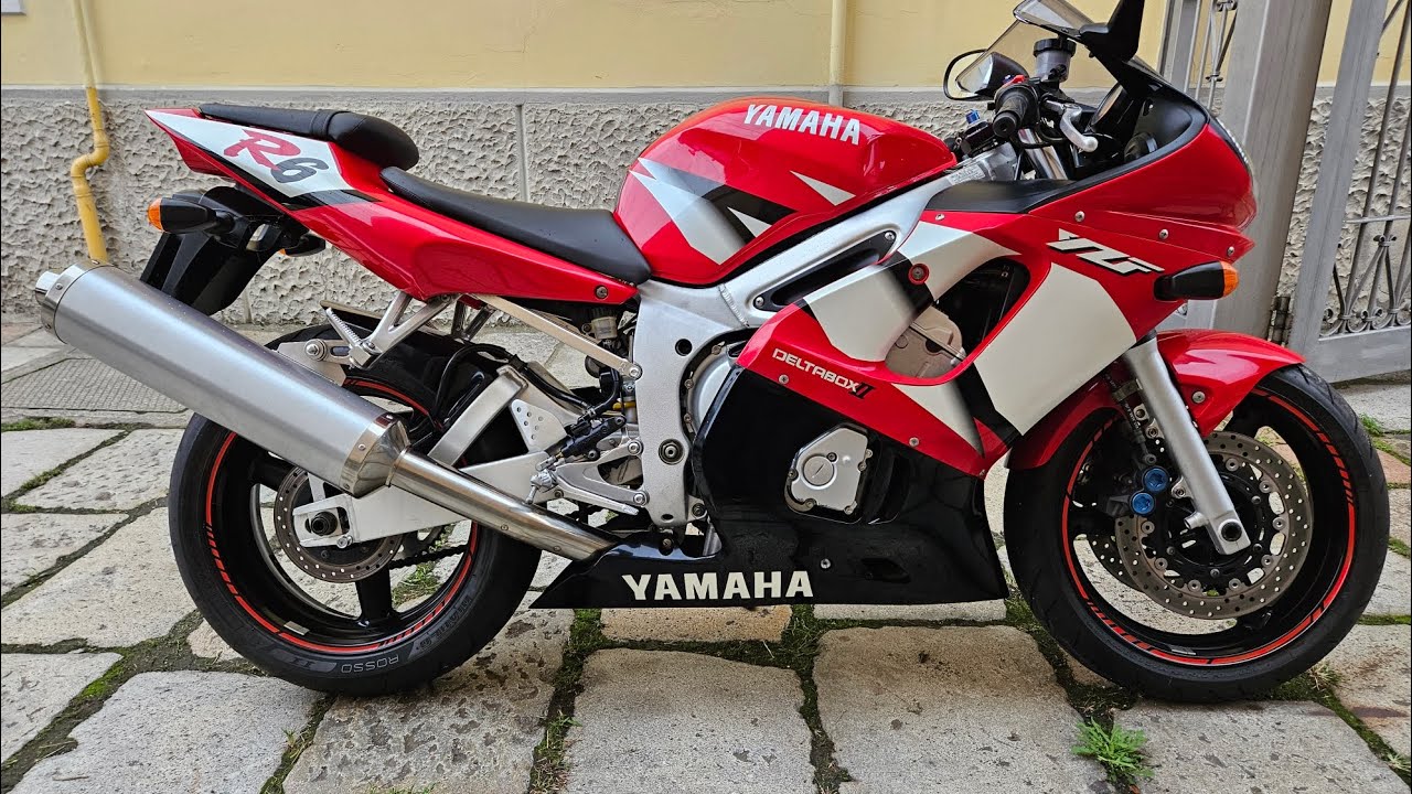 2001 R6 Red YAMAHA R6 2001 KM 15937 iscritto Asi, completamente originale!! - YouTube