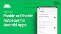 Video for How to enable auto disabled apps