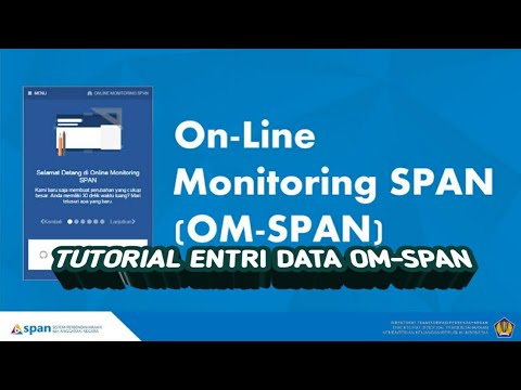 #TUTORIAL ENTRI DATA OM-SPAN KEMENKEU RI #OMSPAN #DANADESA