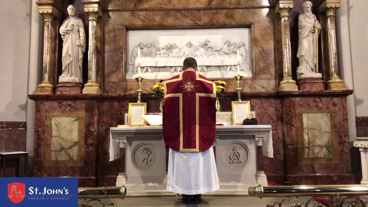 Monday Mass (Ss. Cosmas and Damien) St. John's Detroit YouTube