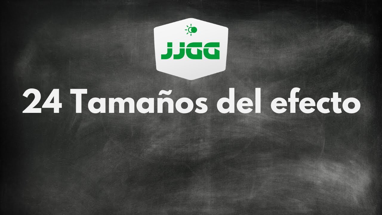24 Tamaños del efecto